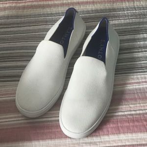 Rothys white sneakers size 8.5